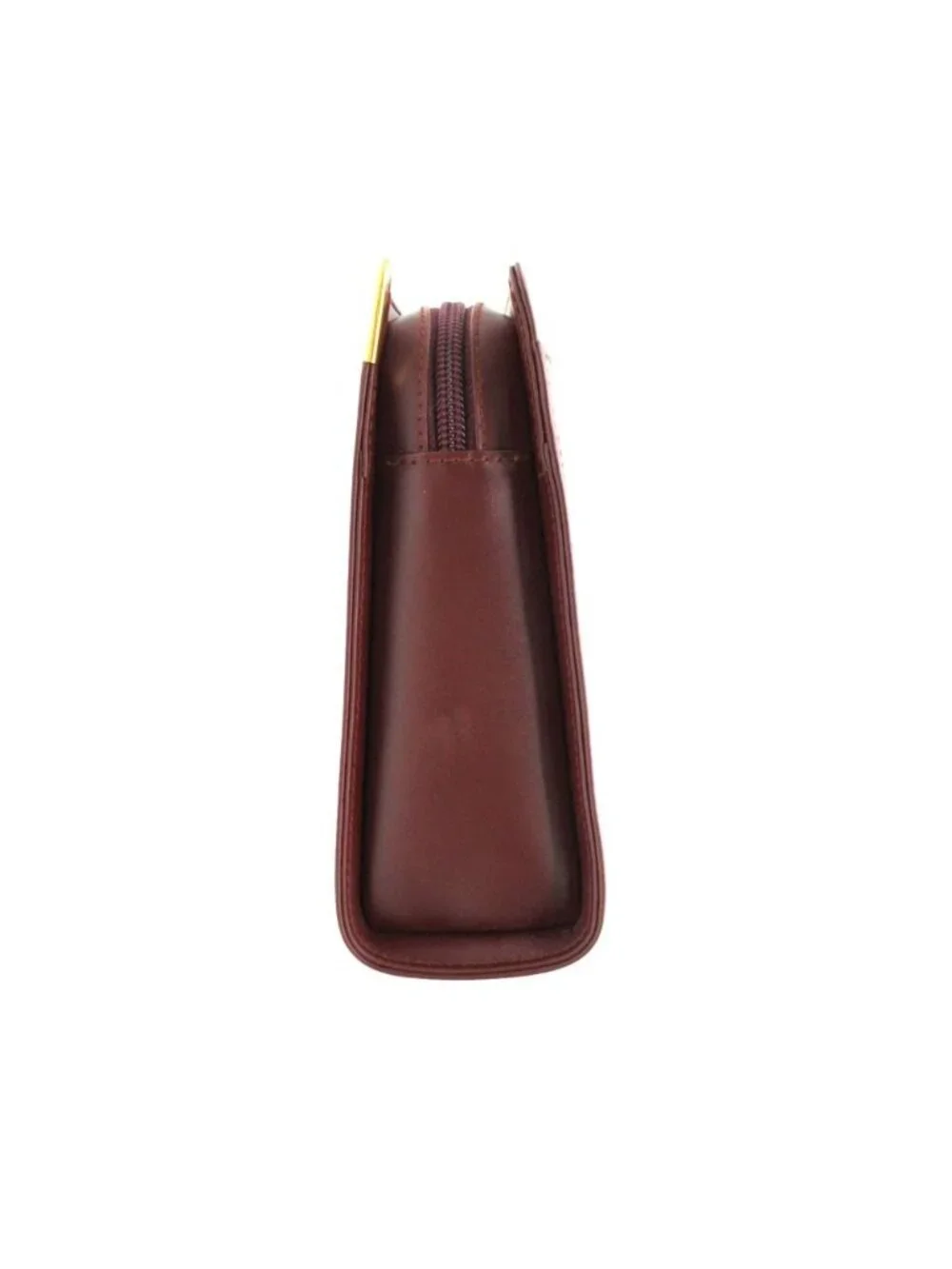 Cartier Clutch Must Line Handbag Vintage Purse Burgundy